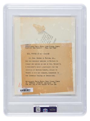 Lot #2176 George S. Patton Original 'Type I' Photograph - Image 2