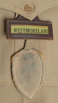 Lot #2217 General William Westmoreland's Military Duty Uniform Shirt - Image 4