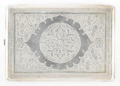 Lot #2207 William P. Yarborough's Sterling Silver Card Case - Image 2
