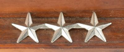 Lot #2203 William P. Yarborough's (3) Officer Desk and Door Plaques - Image 2