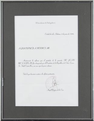 Lot #2218 Fidel Castro Signed Cigar Box - Image 11
