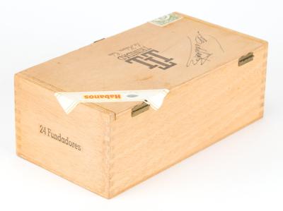Lot #2218 Fidel Castro Signed Cigar Box - Image 9