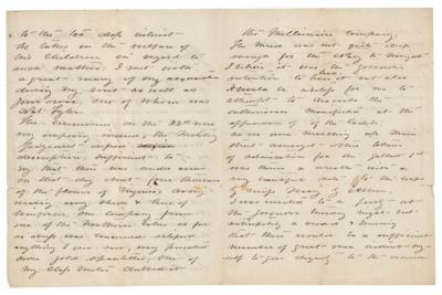 Lot #2068 James B. Terrill Autograph Letter Signed - Image 2