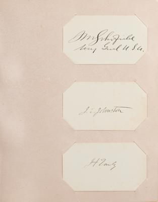 Lot #2025 Civil War Generals and Politicians (295+) Signatures with Grant, Doubleday, Davis, Mosby, Sherman, and More - Image 3