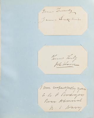 Lot #2025 Civil War Generals and Politicians (295+) Signatures with Grant, Doubleday, Davis, Mosby, Sherman, and More - Image 5