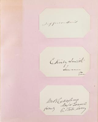 Lot #2025 Civil War Generals and Politicians (295+) Signatures with Grant, Doubleday, Davis, Mosby, Sherman, and More - Image 9