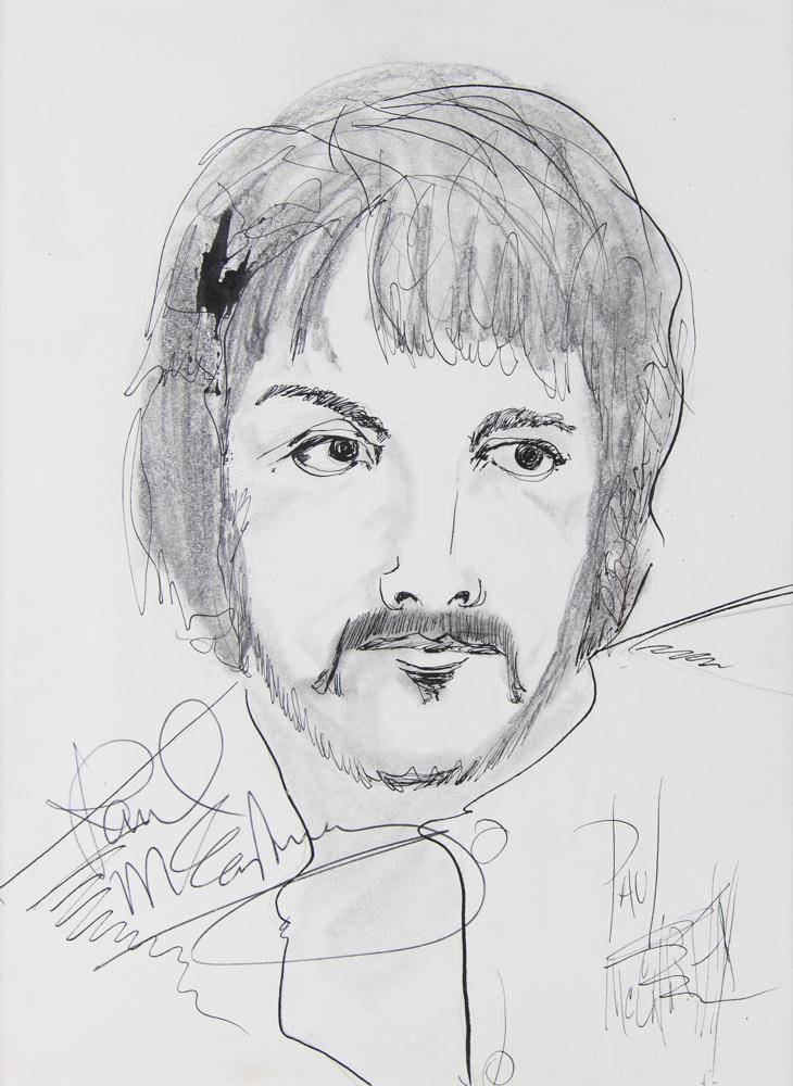 まだまだ若い、Paul McCartney応援鉛筆デッサン。 Sketch of Paul McCartney from a couple years ago : r/beatles