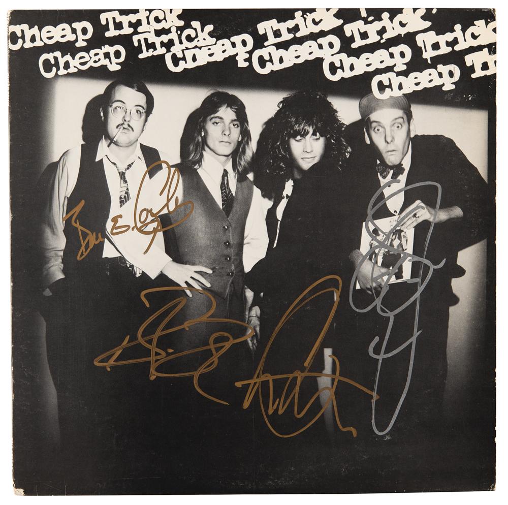 cheap trick オフィシャル限定　サインCD Cheap Trick Signed Debut Album | RR Auction