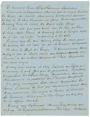 Lot #345 Alexandre Dumas, pere Autograph Manuscript Signed - Image 2