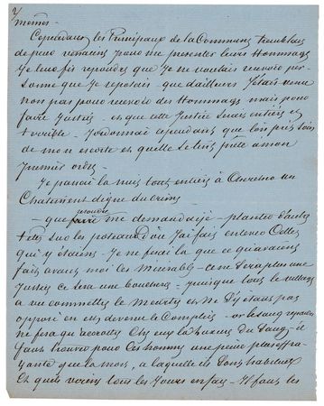 Lot #344 Alexandre Dumas, pere (2) Handwritten Manuscripts - Image 2