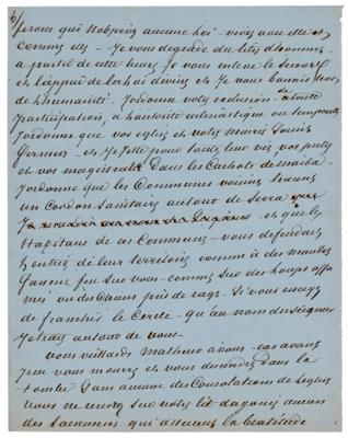 Lot #344 Alexandre Dumas, pere (2) Handwritten Manuscripts - Image 5