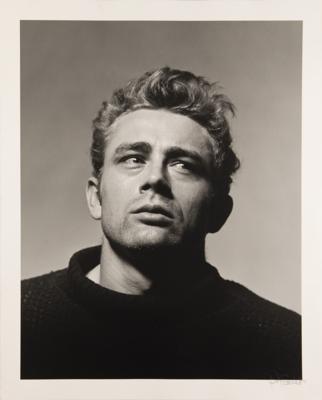 Lot #614 James Dean Oversized Original Photographic Print by Roy Schatt - Image 1