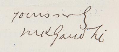 Lot #129 Mohandas Gandhi Signed 'Bombay Congress Bulletin' (1930): 