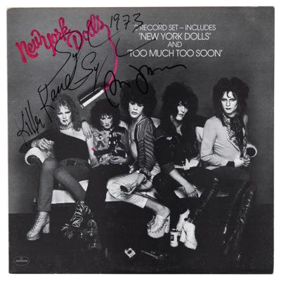 Lot #557 New York Dolls Signed Album - New York
