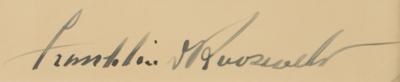Lot #85 Franklin D. Roosevelt Signed Photograph - Image 3