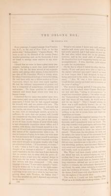 Lot #383 Edgar Allan Poe: First/Early Appearances of 'A Tale of the Ragged Mountains,' 'The Oblong Box,' and 'Thou Art the Man' Book - Image 4