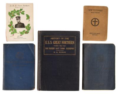 Lot #278 WWI: US Navy Books and Ephemera (8) Group