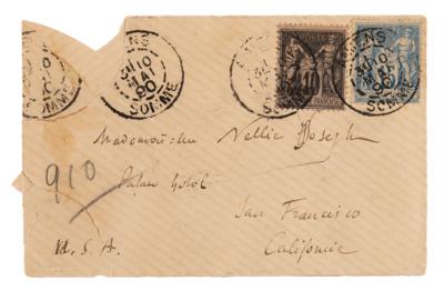 Lot #355 Jules Verne Autograph Letter Signed: 