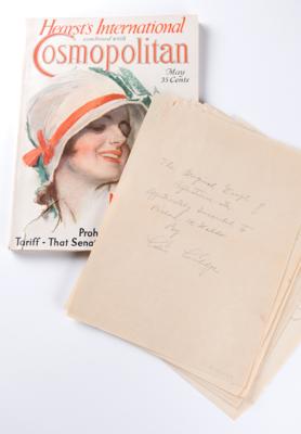 Lot #24 Calvin Coolidge Autograph Manuscript Signed for 
