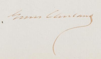 Lot #40 Grover Cleveland Document Signed as President, Sending Condolences on the Death of Czar Alexander III - Image 2