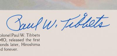 Lot #268 Enola Gay: Tibbets, Ferebee, and Van Kirk Signed Print - Image 2