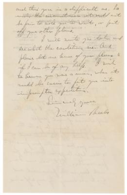 Lot #165 William Beebe Autograph Letter Signed - Image 2