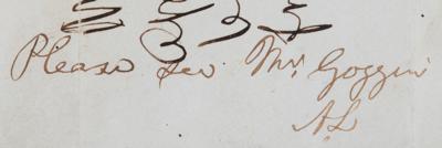 Lot #11 Abraham Lincoln Autograph Endorsement Signed as President - Image 4