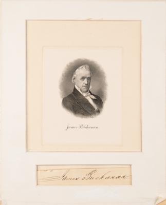 Lot #35 James Buchanan Signature - Image 1