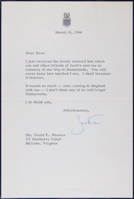 Lot #67 John F. Kennedy Photograph and Itinerary Collection from the Estate of Dave Powers - Image 2