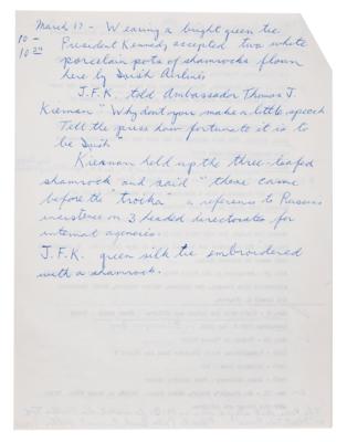 Lot #67 John F. Kennedy Photograph and Itinerary Collection from the Estate of Dave Powers - Image 8