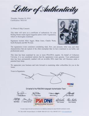 Lot #429 Rolling Stones Signed Photograph - Image 3