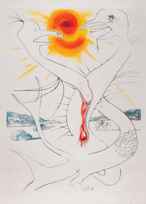 Lot #316 Salvador Dali Signed Lithograph
