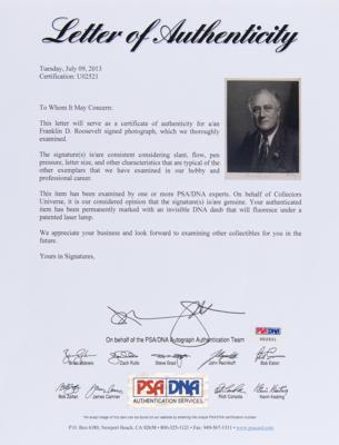 Lot #86 Franklin D. Roosevelt Oversized Signed Photograph - Image 4