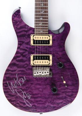 Lot #566 Jennifer Lopez Signed Guitar