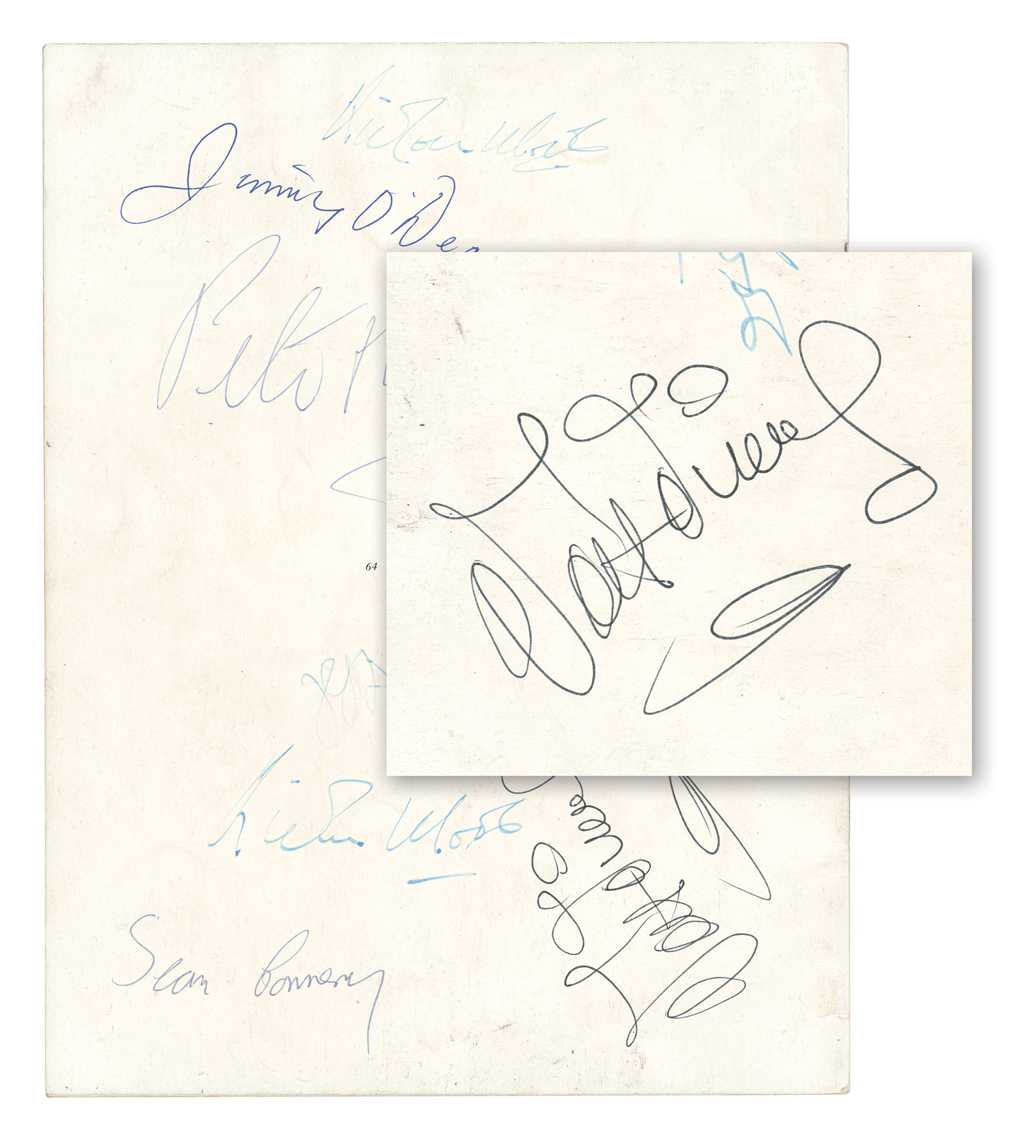 Lot #334 Walt Disney Signed World Premiere Program