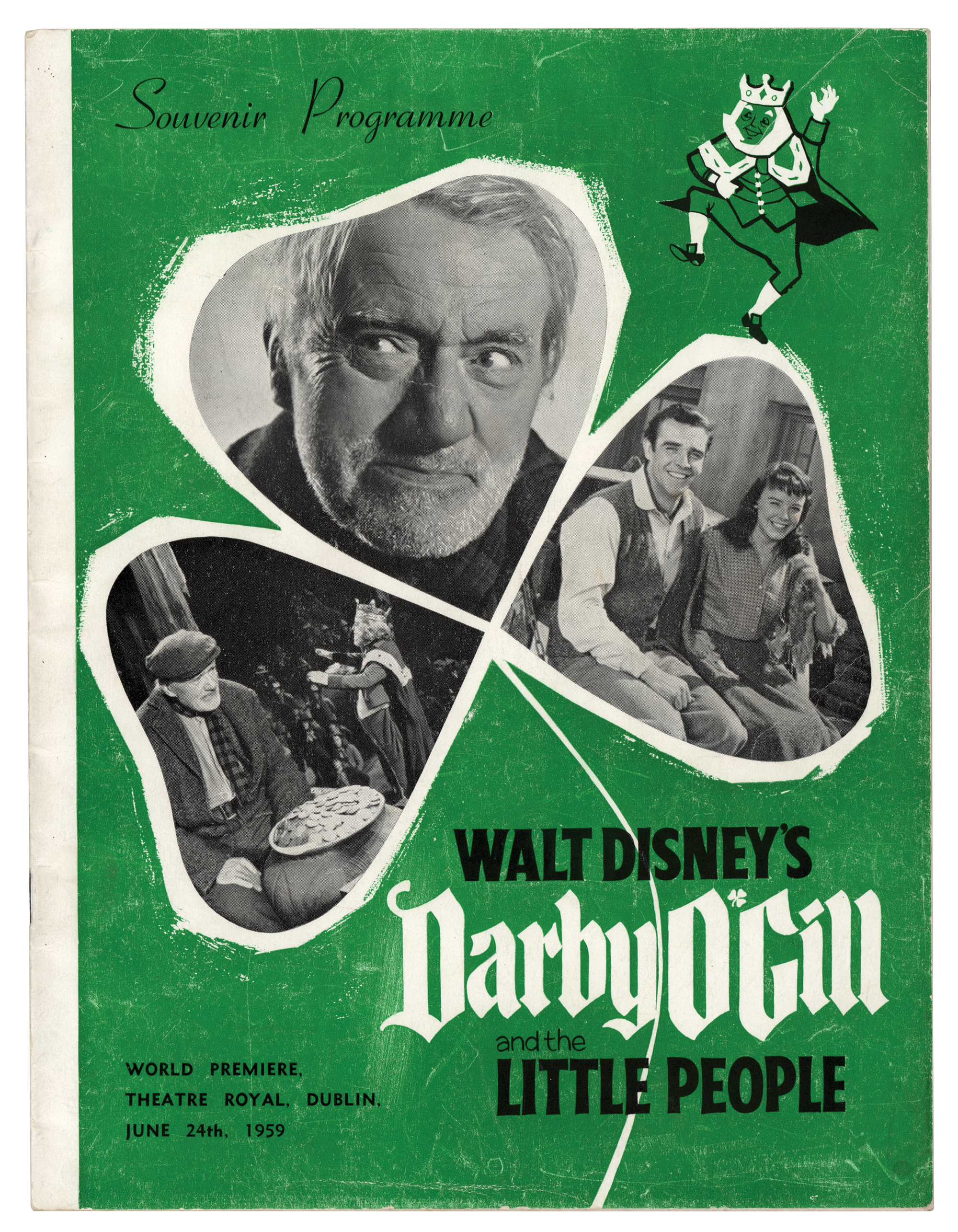 Lot #334 Walt Disney Signed World Premiere Program for Darby O'Gill and the Little People (also signed by Sean Connery) - Image 3