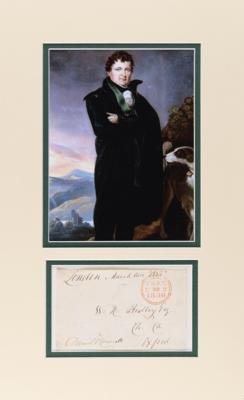 Lot #213 Daniel O'Connell Signed Free Frank - Image 1