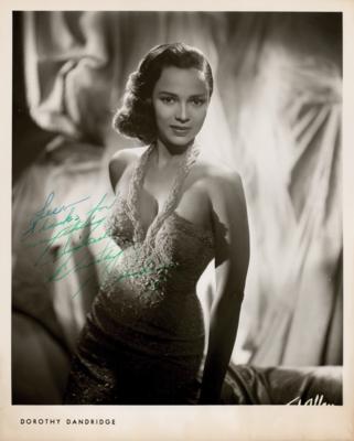 Lot #610 Dorothy Dandridge Signed Photograph