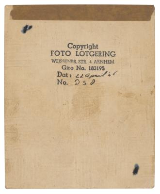 Lot #578 Audrey Hepburn Early Signed Photograph - Image 2