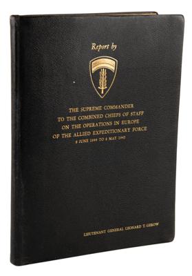 Lot #49 Dwight D. Eisenhower Signed Book - presented to 