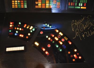 Lot #581 Star Trek: High-Quality 10-Foot-Long Replica Bridge Console Signed by Nichelle Nichols and (3) Next Generation Stars - Image 14