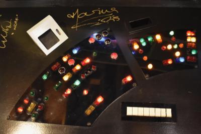 Lot #581 Star Trek: High-Quality 10-Foot-Long Replica Bridge Console Signed by Nichelle Nichols and (3) Next Generation Stars - Image 16