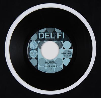 Lot #430 Ritchie Valens Signed 45 RPM Record for 'Donna / La Bamba' - Image 2