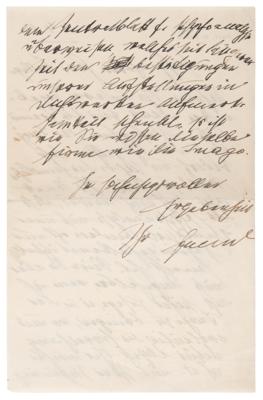 Lot #146 Sigmund Freud Autograph Letter Signed: 