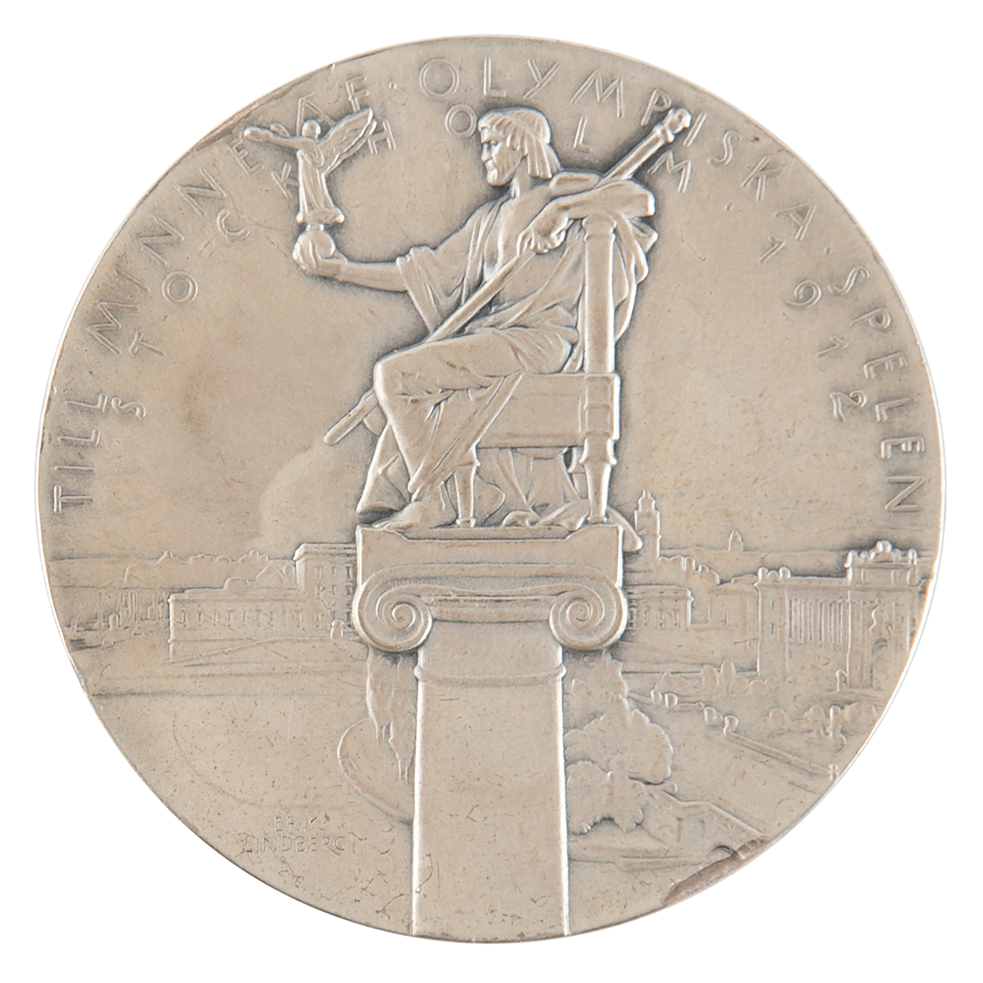 Stockholm 1912 Olympics Silver Participation Medal | RR Auction