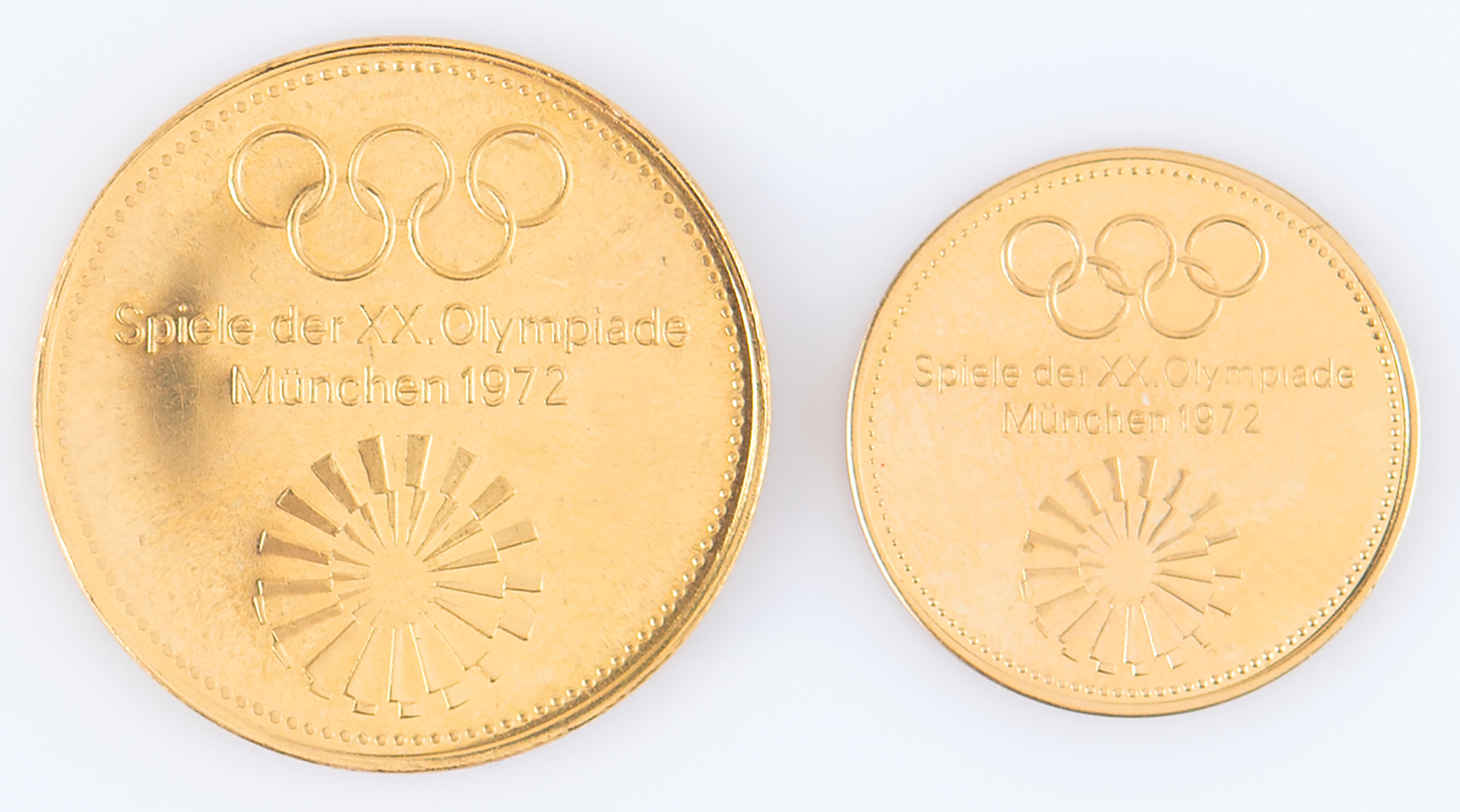 Munich 1972 Summer Olympics (2) Gold Commemorative Coins