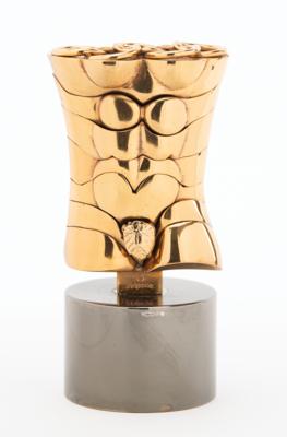 Lot #3430 Olympic Torso Bronze Puzzle Sculpture