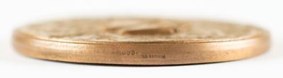 Lot #3140 Grenoble 1968 Winter Olympics Bronze Participation Medal - Image 3