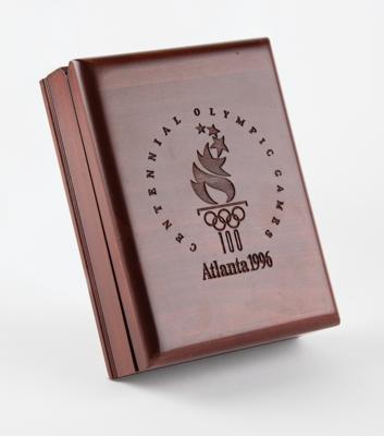 Lot #3101 Atlanta 1996 Summer Olympics Winner's Medal Box - Image 1