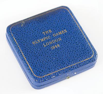 Lot #3070 London 1948 Summer Olympics Silver Winner's Medal - Image 4